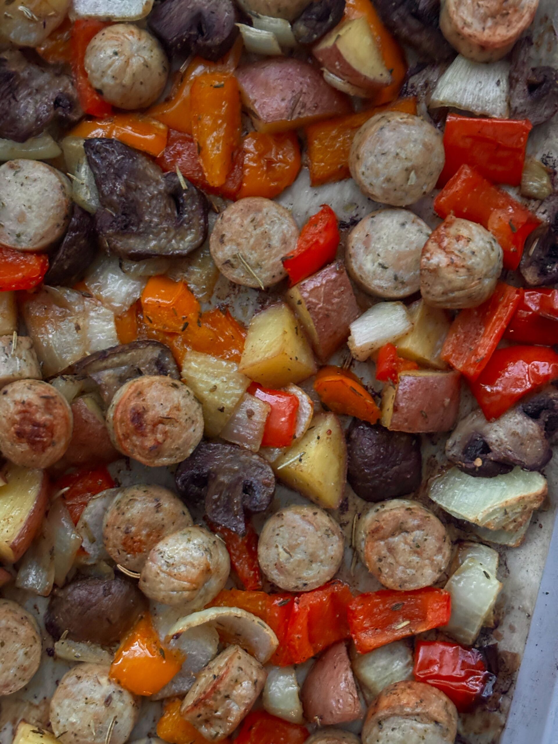 Sheet Pan Sausage and Veggies 3