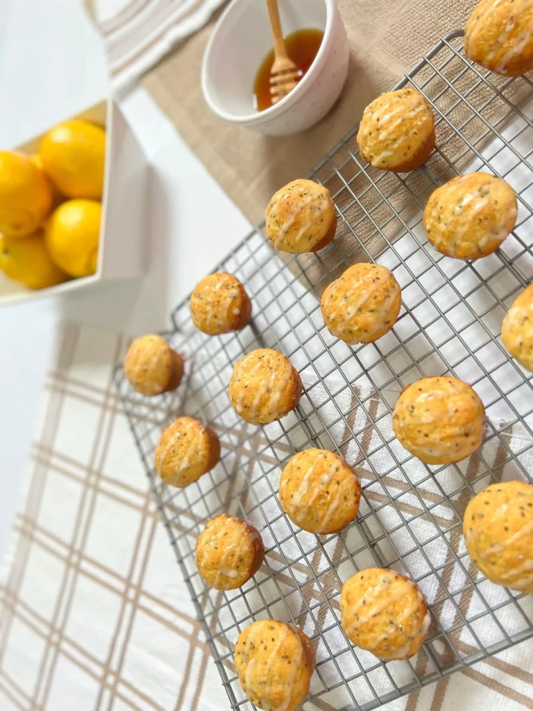Lemon Chia Seed Mini Muffins by Made With Sazon - FoodSocial