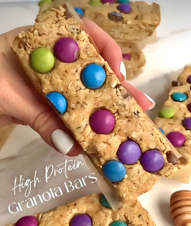 High Protein Chewy Granola Bars by colleenshealthylife FoodSocial