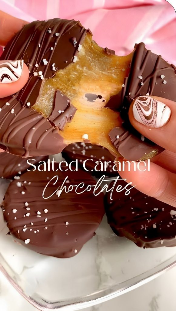 Salted Caramel Chocolates by colleenshealthylife - FoodSocial