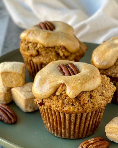 Sweet Potato Marshmallow Muffins (Paleo/Gluten Free)