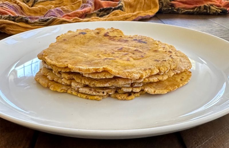 Pumpkin Paratha (flatbread) by Cook2Nourish - FoodSocial