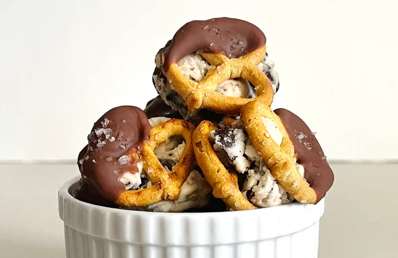 Vegan Cookie Dough Pretzel Bites by Pascha Chocolate Co - FoodSocial