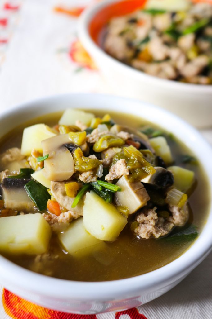 Ground Turkey and Green Chile Soup by Everyday Latina - FoodSocial