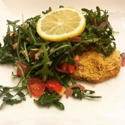 Gluten Free Warm Arugula Salad