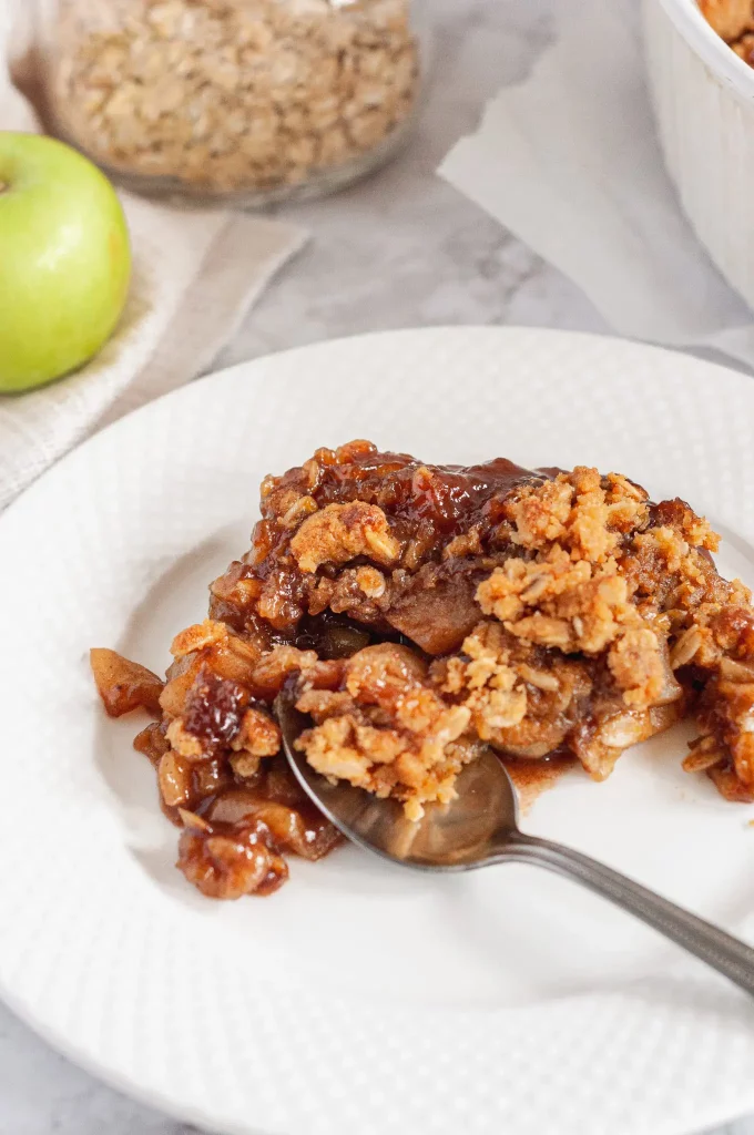 Gluten-Free Apple Crisp (Vegan) by Caked By Katie - FoodSocial