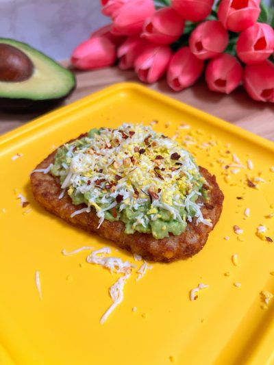 Viral Avocado Hash Brown Toast