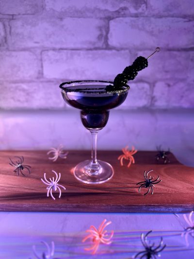 Blackberry Margarita for Halloween