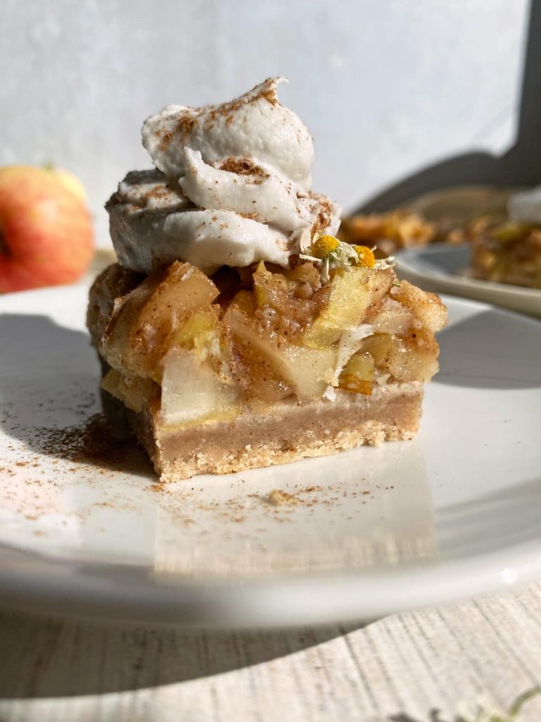 Paleo Apple Pie Bars (Vegan) by bakeitpaleo - FoodSocial