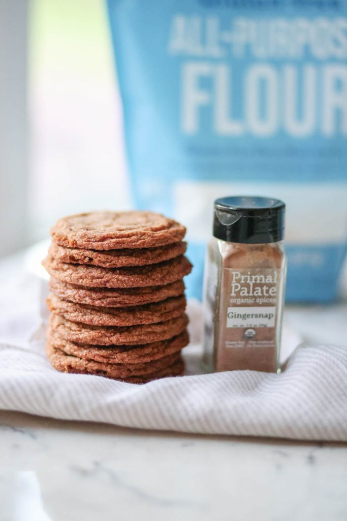 Glutenfree Gingersnap Cookies by Primal Palate FoodSocial