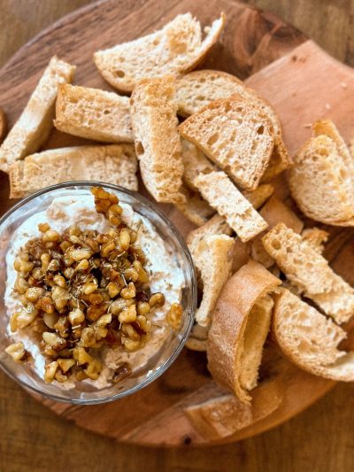 Honey & Walnut Whipped Ricotta Dip