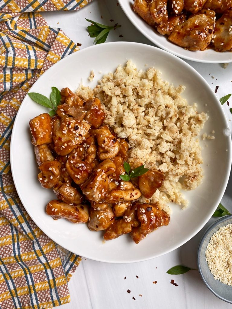 Spicy Sesame Chicken by bakeitpaleo - FoodSocial