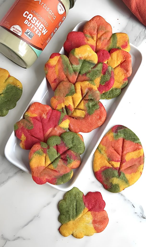 Marble Leaf Sugar Cookies by colleenshealthylife - FoodSocial