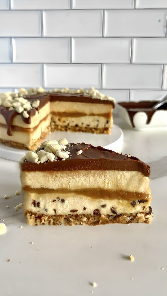 Snickers Cheesecake! No Bake, Vegan, Gluten Free! by colleenshealthylife - FoodSocial