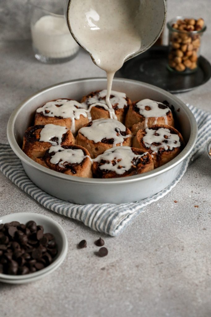 Gluten-free Chocolate Hazelnut Cinnamon Rolls by Jessi's Kitchen - FoodSocial