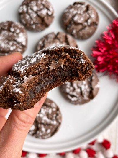 Chocolate Crinkle Cookies (Paleo, Vegan)