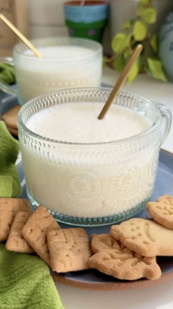 Frothy Vanilla Superfood Steamer by Back Porch Paleo - FoodSocial