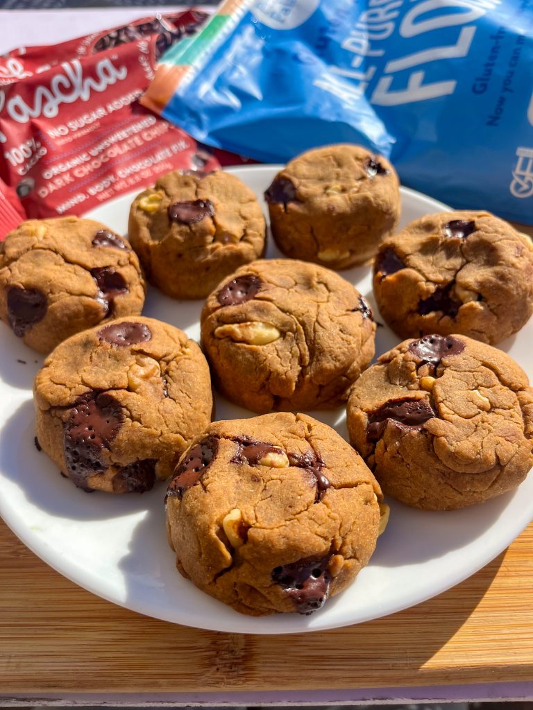Pumpkin & Walnut Chocolate Chip Cookies by Giving Grayce - FoodSocial
