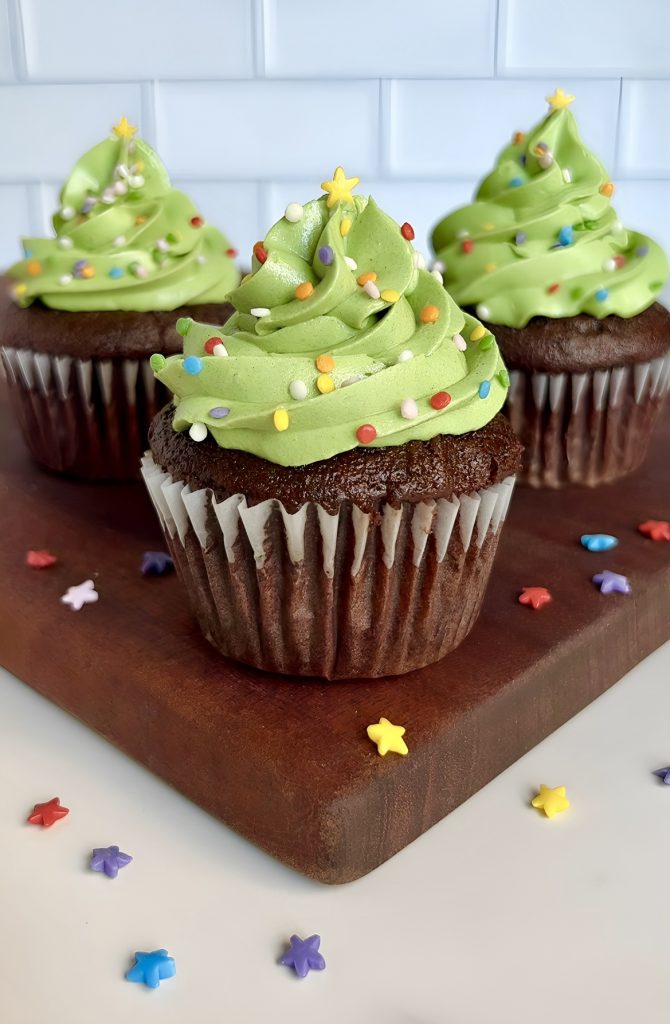 Christmas Tree Cupcakes (paleo friendly) by colleenshealthylife - FoodSocial