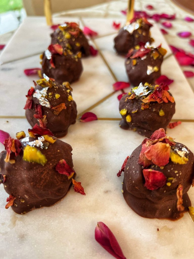Gulab Jamun Choco Bites (Gluten free/Vegan) by Masala Paleo FoodSocial
