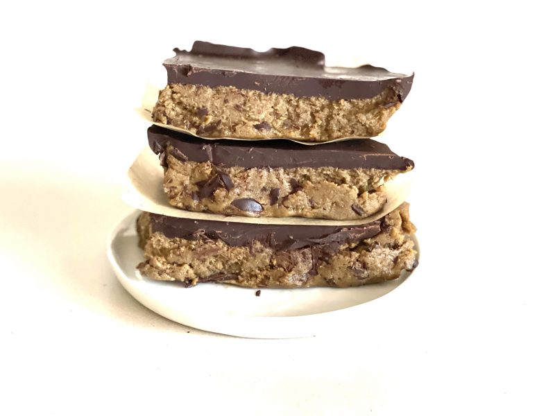 No Bake Chocolate Protein Pumpkin Bars by Pascha Chocolate Co - FoodSocial