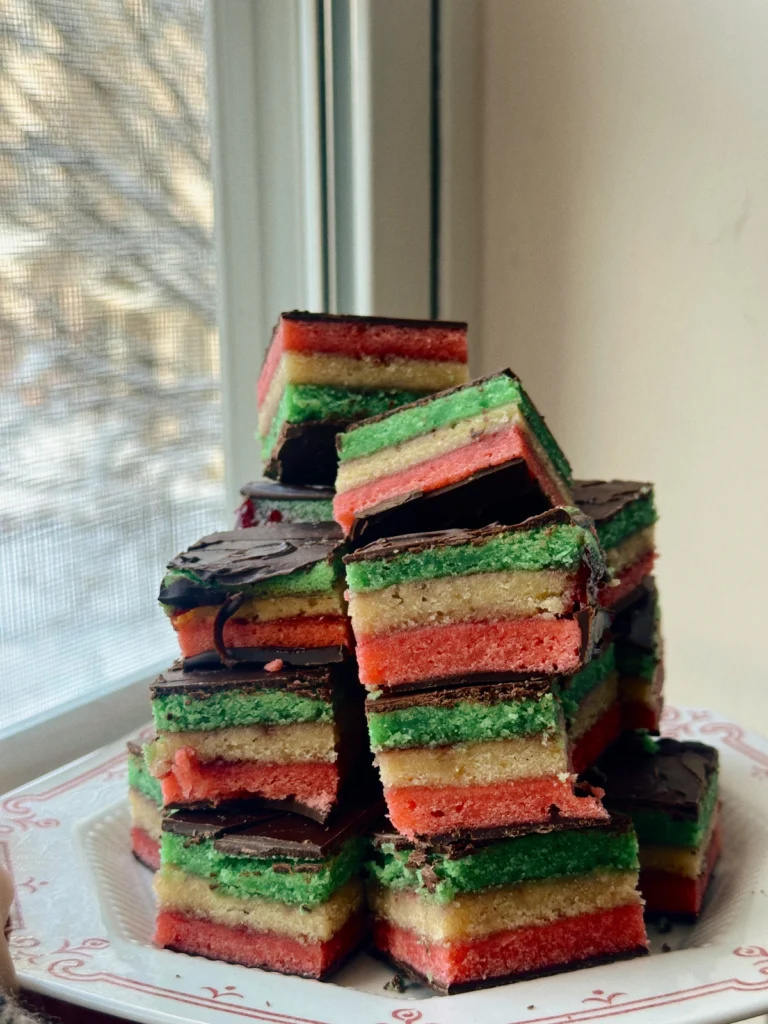 Gluten Free Italian Rainbow Cookies by leahxglutenfree - FoodSocial