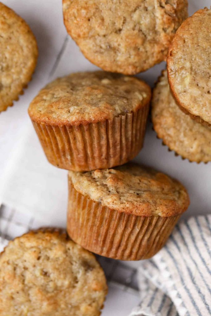Sour Cream Banana Muffins with 2 Bananas by The Sweet Occasion - FoodSocial