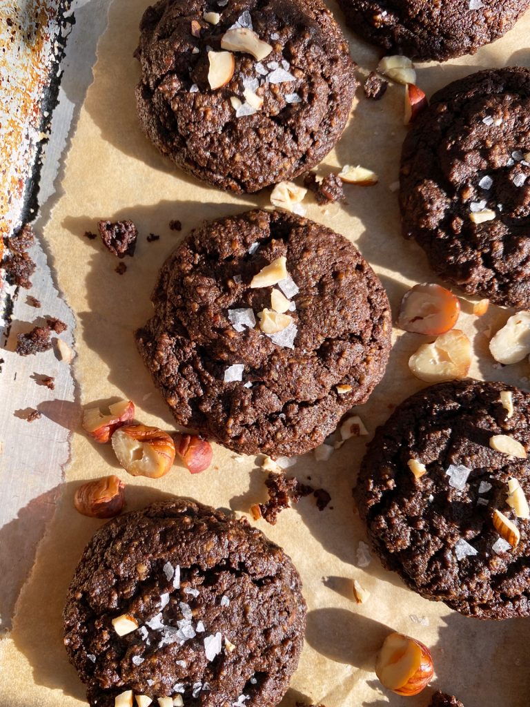Chocolate Hazelnut Cookies (Gluten Free, Paleo, Vegan) by bakeitpaleo - FoodSocial