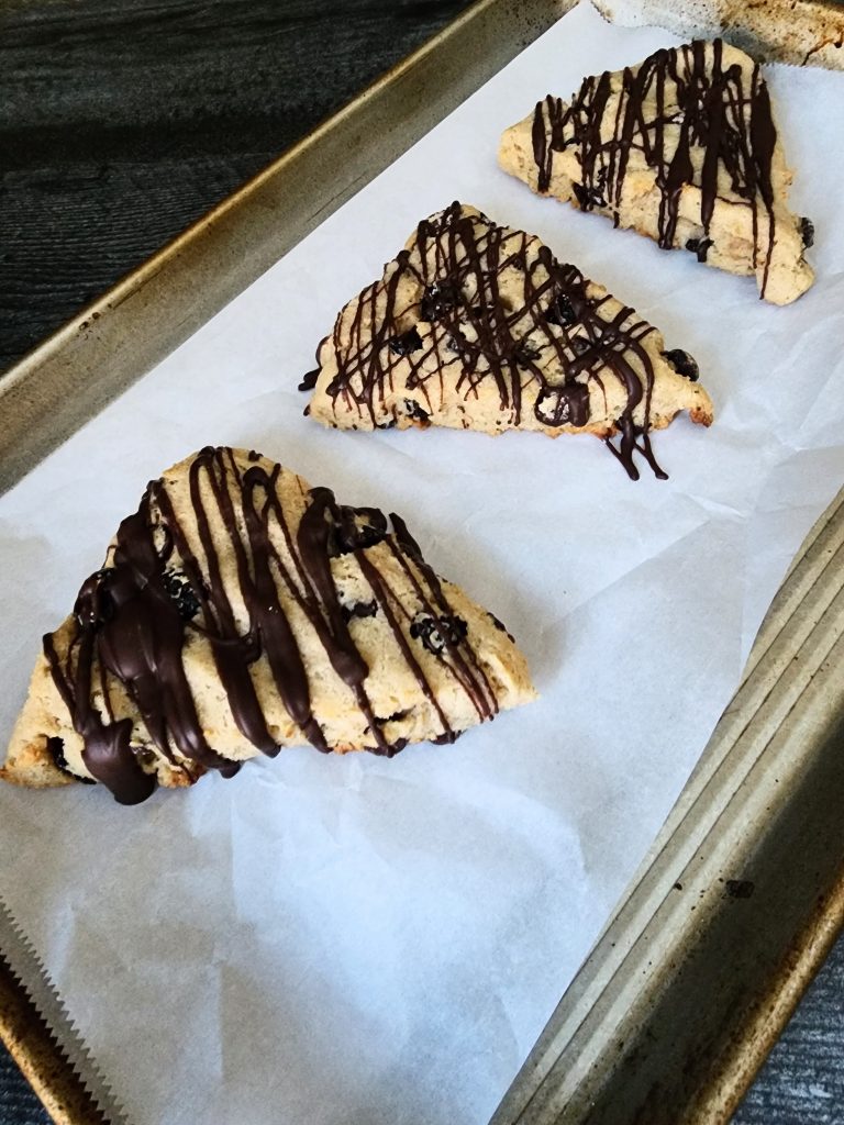 Gluten Free Cranberry Chocolate Chip Scones by Our Radiant Life - FoodSocial