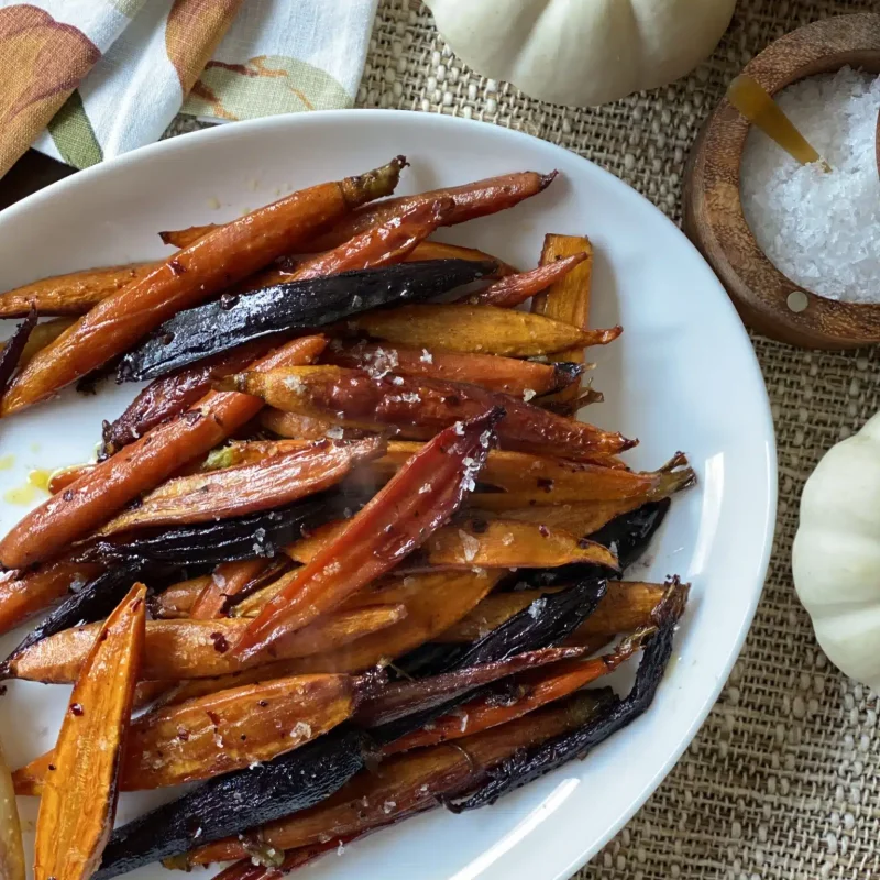 Maple-Glazed Rainbow Carrots by Reed Dunn - FoodSocial
