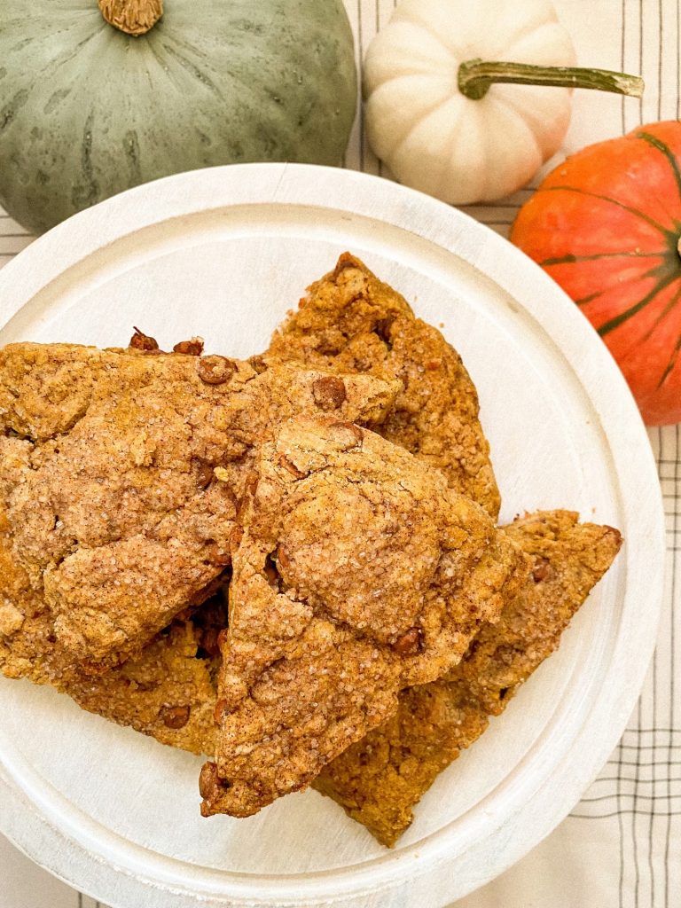 Gluten Free Pumpkin Cinnamon Chip Scones by leahxglutenfree - FoodSocial