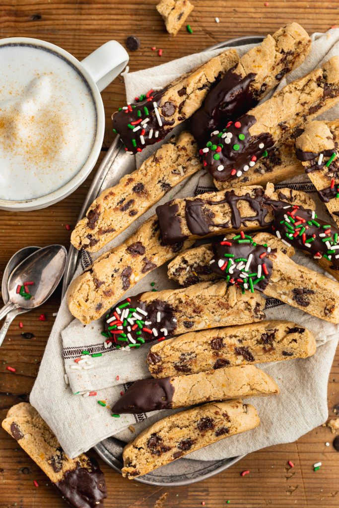 Almond and Chocolate Chip Biscotti (Vegan and Gluten Free!) by Priscilla Lawrence - FoodSocial