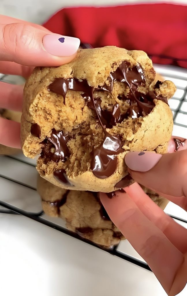 Levain Style Chocolate Chip Cookies (gluten/dairy free) by colleenshealthylife - FoodSocial