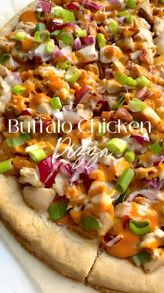 Buffalo Chicken Pizza (gluten free) by colleenshealthylife - FoodSocial