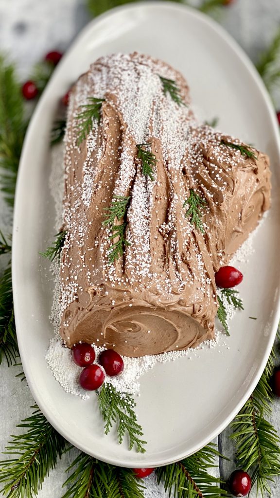 Yule Log (Paleo/Gluten Free) by Back Porch Paleo - FoodSocial