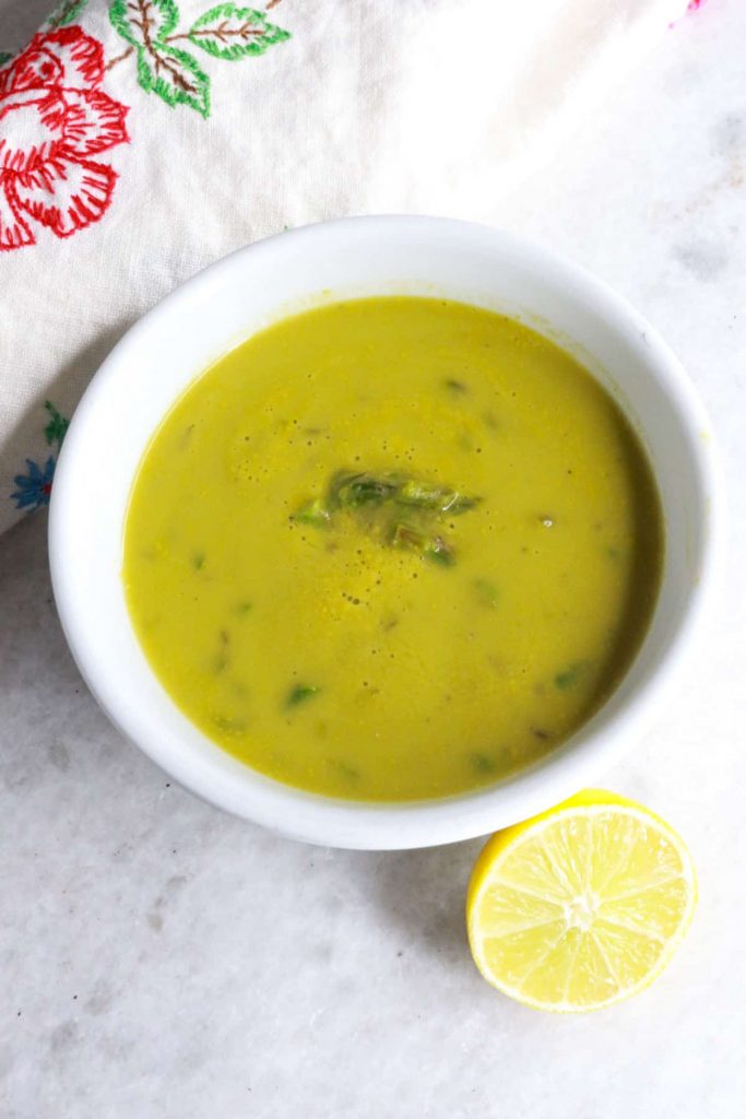Vegan Asparagus Soup by Everyday Latina - FoodSocial