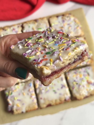 Poptart Cookie Bars!