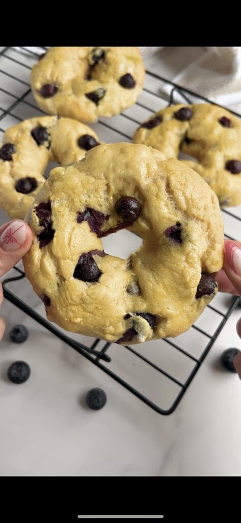 Soft, Gluten Free Blueberry Bagels by colleenshealthylife - FoodSocial