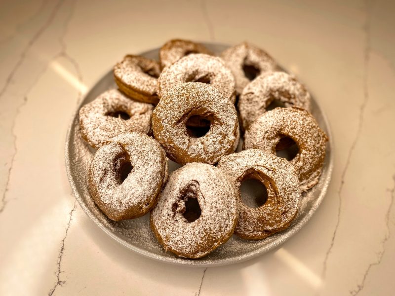 Pumpkin Doughnuts (Gluten Free) by glassofweinstein - FoodSocial