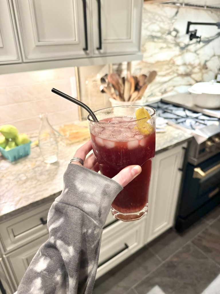 Spicy Cherry Sleepy Girl Mocktail by Tasha Tindall - FoodSocial