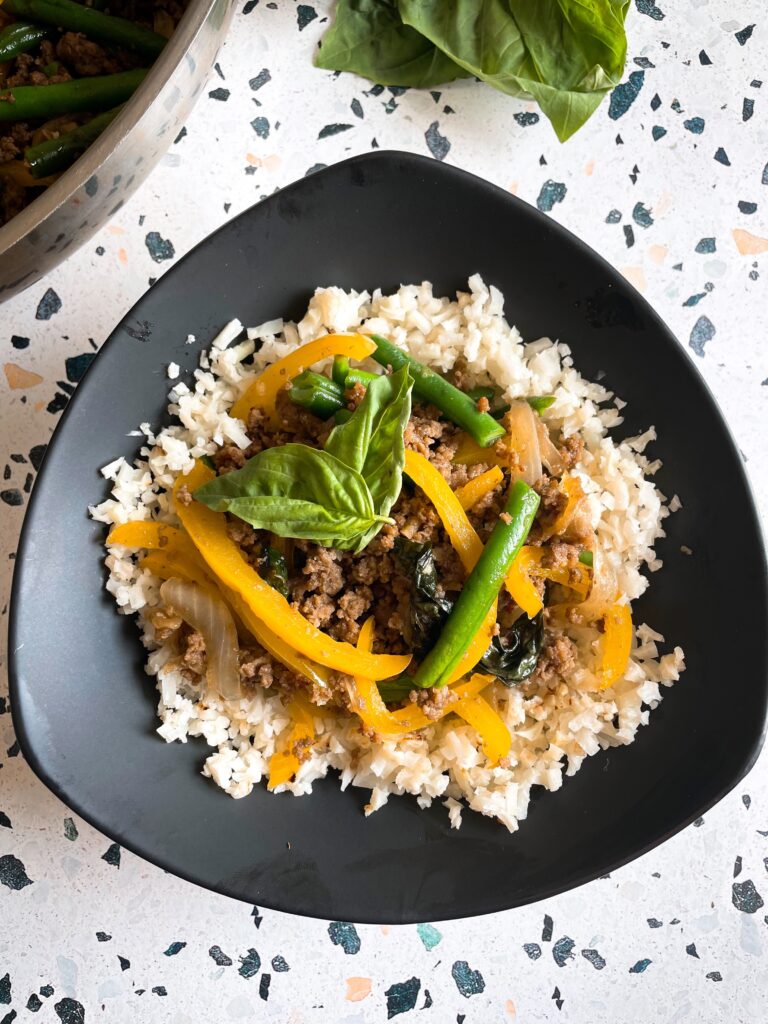 Basil Beef Bowls by Spoons N Spices - FoodSocial