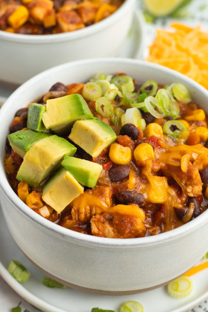 Chicken Chili with Black Beans and Corn by Priscilla Lawrence - FoodSocial