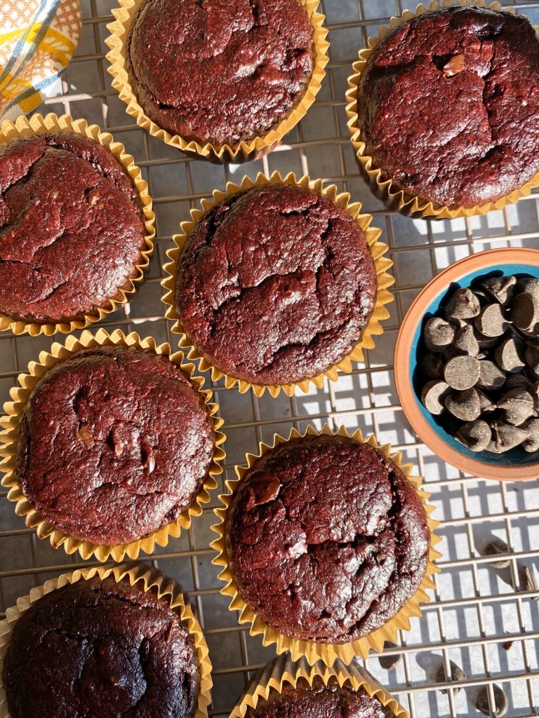 Chocolate Beet Muffins (Paleo, Gluten Free) by bakeitpaleo - FoodSocial