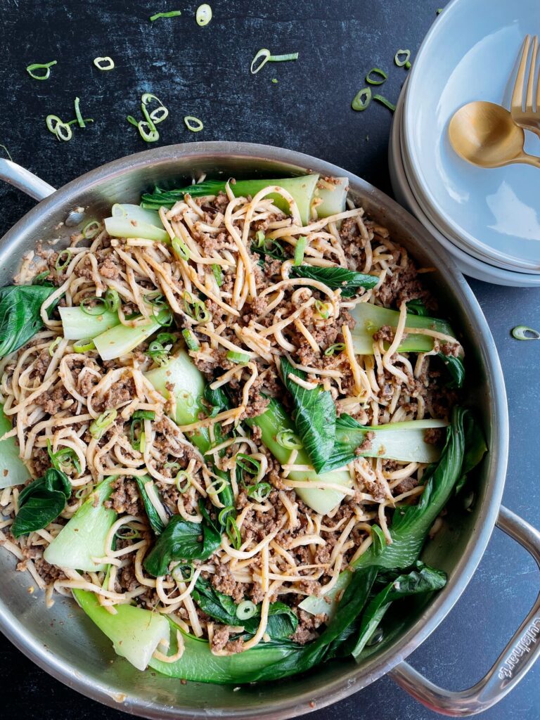 Beef and Vegetables with a Tahini Sauce by Spoons N Spices - FoodSocial