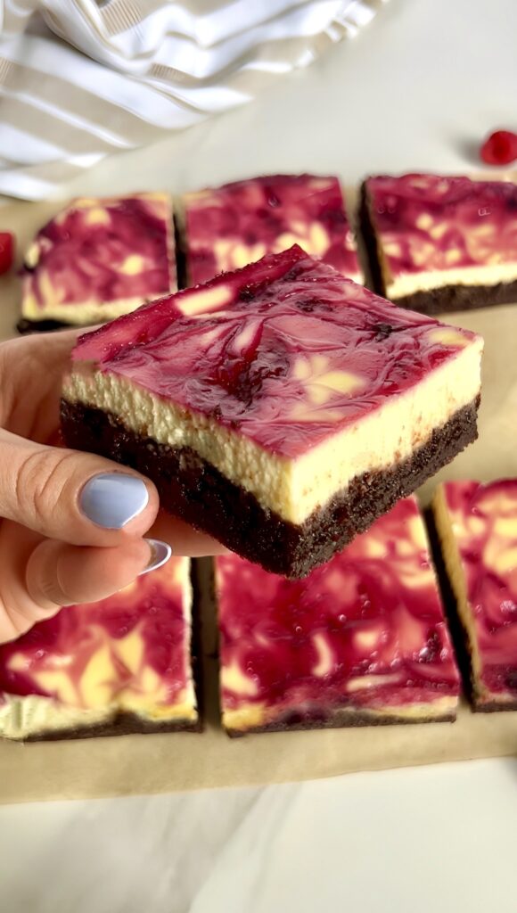 Mixed Berry Cheesecake Brownies by colleenshealthylife - FoodSocial