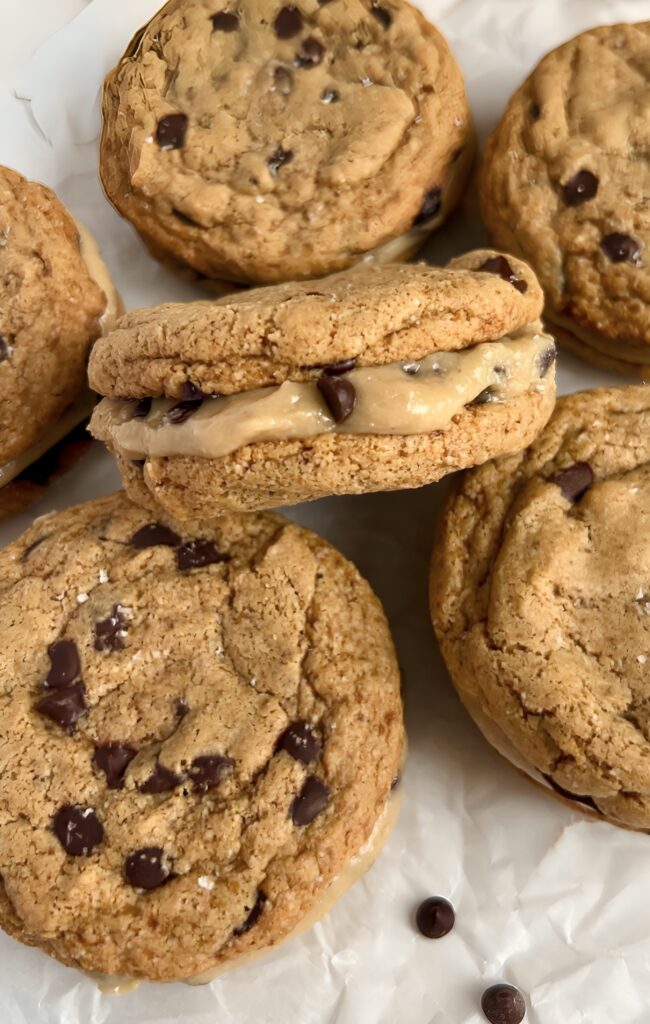 Cookie Dough Stuffed Cookie Sandwiches by colleenshealthylife - FoodSocial