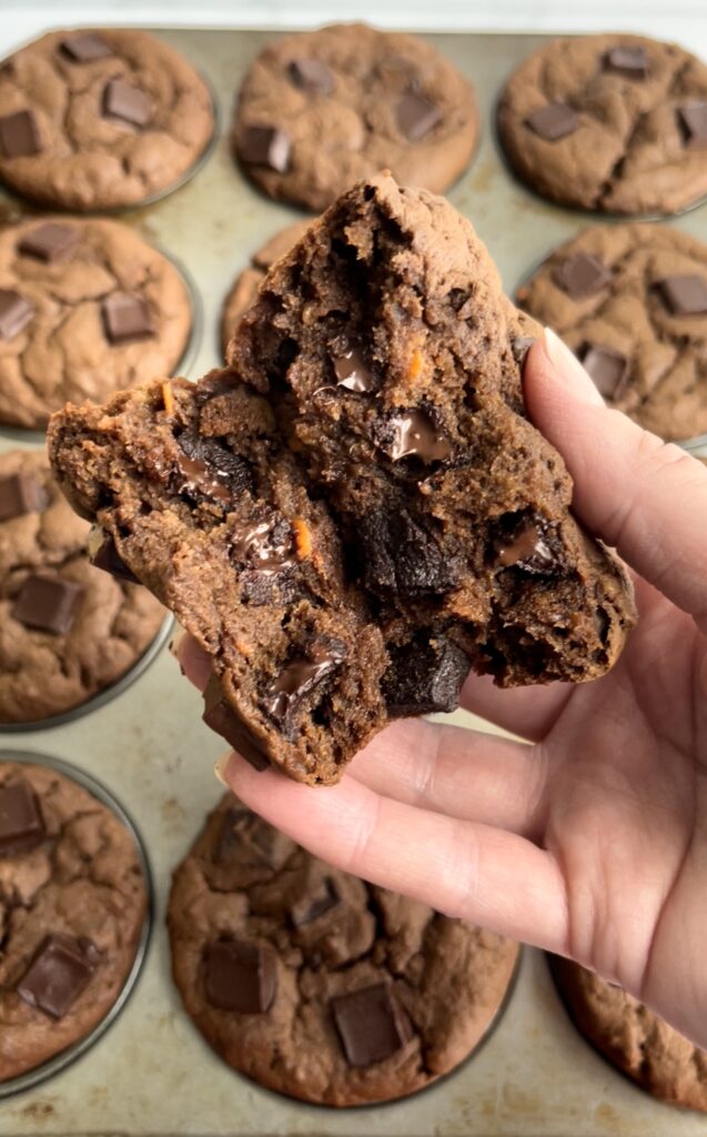 Hidden Veggie Double Chocolate Protein Muffins (Vegan, Nut-Free) by foodallergymoms_andmore - FoodSo