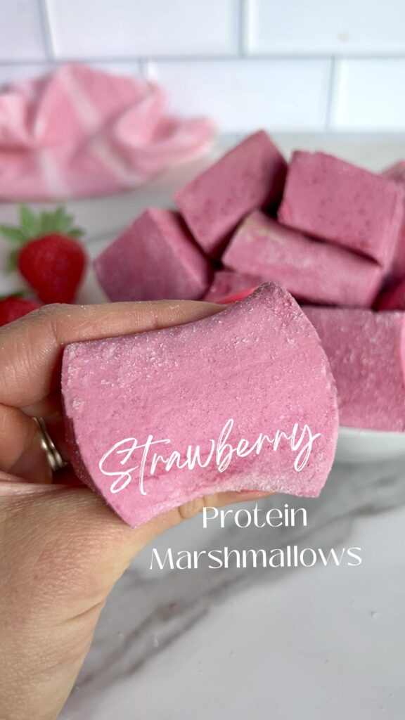 Strawberry Protein Marshmallows! by colleenshealthylife - FoodSocial