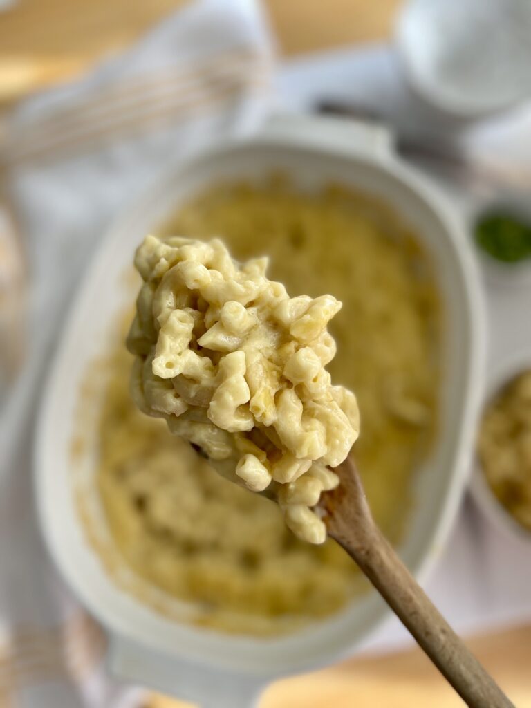 Mom’s Baked Mac and Cheese…but Vegan and High Protein by foodallergymoms_andmore - FoodSocial