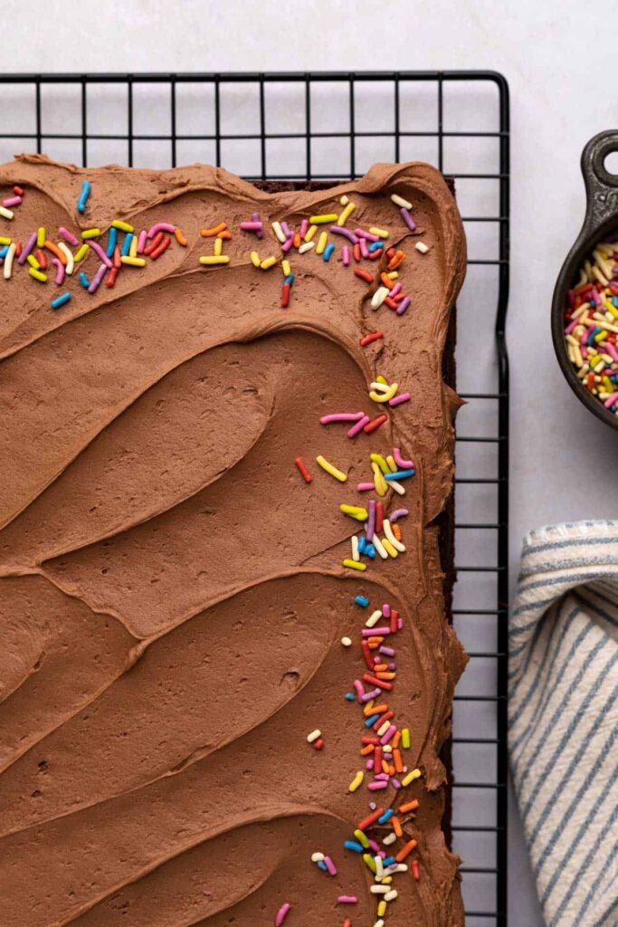 5-Ingredient Chocolate Buttercream Frosting by The Sweet Occasion - FoodSocial